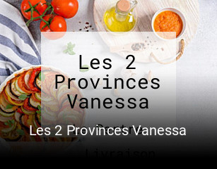 Les 2 Provinces Vanessa réservation de table