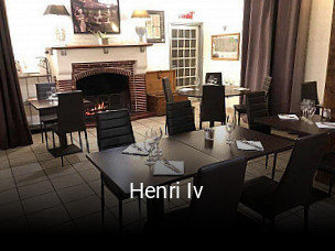 Henri Iv réservation de table