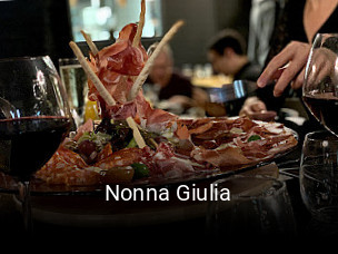 Nonna Giulia réservation de table