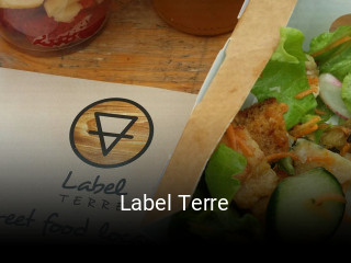Label Terre réservation de table