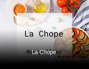 La Chope réservation