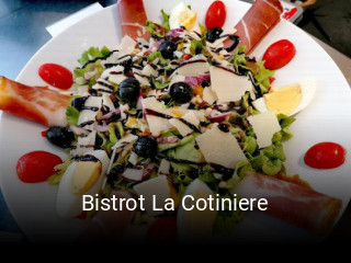 Bistrot La Cotiniere réservation de table