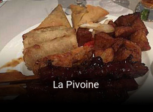 Réserver une table chez La Pivoine maintenant