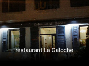 restaurant La Galoche réservation