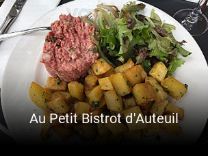 Au Petit Bistrot d'Auteuil réservation