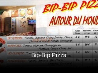 Bip-Bip Pizza réservation en ligne