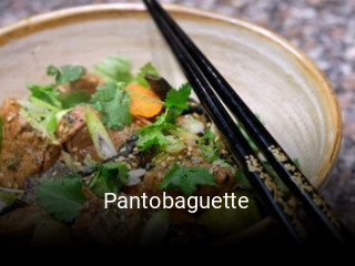 Pantobaguette réservation de table