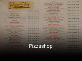 Pizzashop réservation