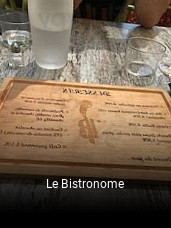 Le Bistronome réservation de table