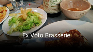 Ex Voto Brasserie réservation en ligne