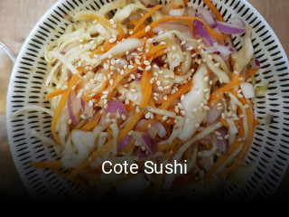 Cote Sushi réservation de table