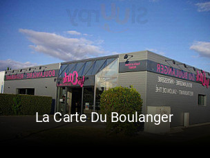 La Carte Du Boulanger réservation