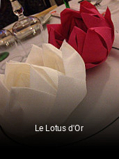 Le Lotus d'Or réservation en ligne