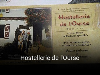 Hostellerie de l'Ourse réservation en ligne