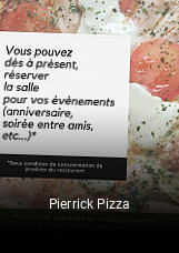 Pierrick Pizza réservation en ligne