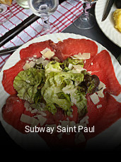 Subway Saint Paul réservation de table