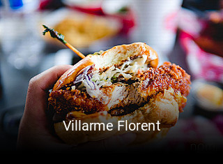Villarme Florent réservation de table