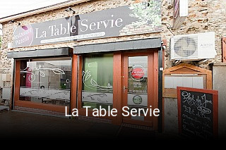 La Table Servie réservation de table