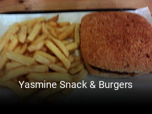 Yasmine Snack & Burgers réservation de table