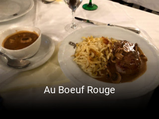 Au Boeuf Rouge réservation