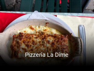 Pizzeria La Dime réservation