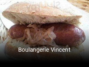 Boulangerie Vincent réservation en ligne