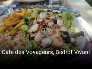 Cafe des Voyageurs, Bistrot Vivant réservation de table