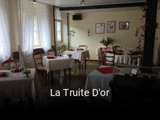La Truite D'or réservation de table