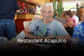 Restaurant Acapulco réservation de table