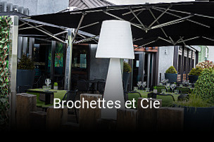 Brochettes et Cie réservation de table