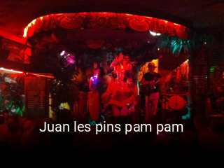 Juan les pins pam pam réservation de table