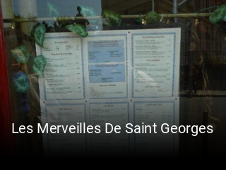 Les Merveilles De Saint Georges réservation de table