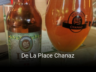 De La Place Chanaz réservation de table