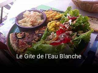 Le Gite de l'Eau Blanche réservation de table