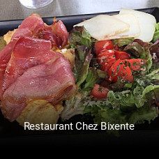 Restaurant Chez Bixente réservation de table