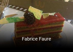 Fabrice Faure réservation de table