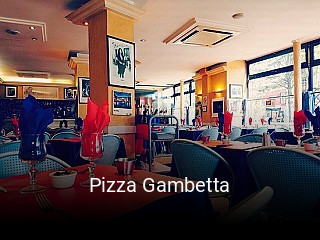 Pizza Gambetta réservation en ligne
