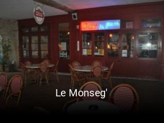 Réserver une table chez Le Monseg' maintenant