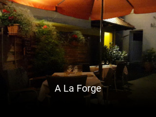 A La Forge réservation de table
