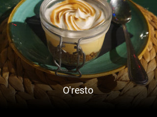 O'resto réservation