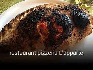 restaurant pizzeria L'apparte réservation en ligne