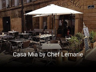 Réserver une table chez Casa Mia by Chef Lemarie maintenant