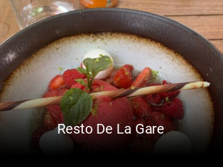 Resto De La Gare réservation de table