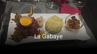 La Gabaye réservation de table