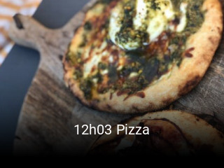 12h03 Pizza réservation