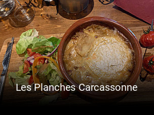 Les Planches Carcassonne réservation de table