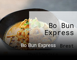 Bo Bun Express réservation en ligne