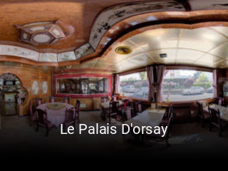 Le Palais D'orsay réservation de table
