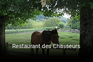 Restaurant des Chasseurs réservation de table
