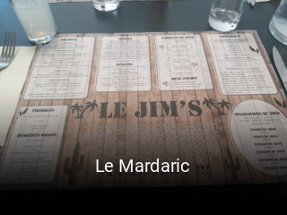 Le Mardaric réservation de table